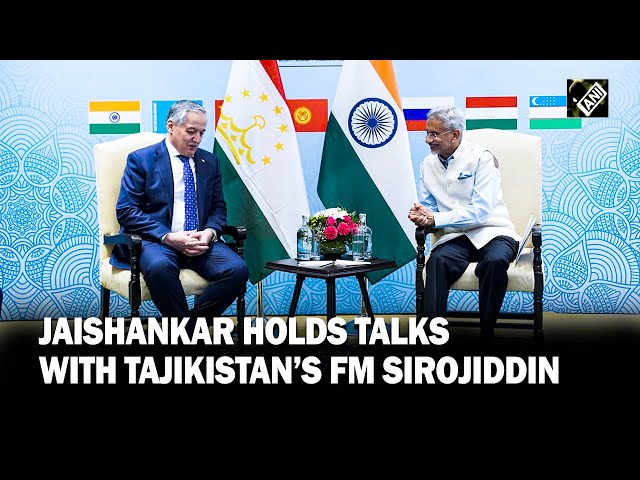 Goa: EAM Jaishankar holds bilateral meeting with Tajikistan’s FM Sirojiddin in Panaji