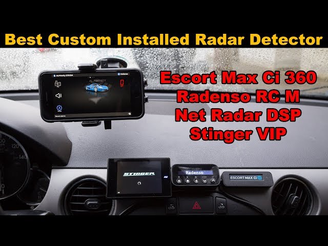 Best Custom Installed Radar Detector Comparison Review: Escort, Stinger, Radenso, Net Radar