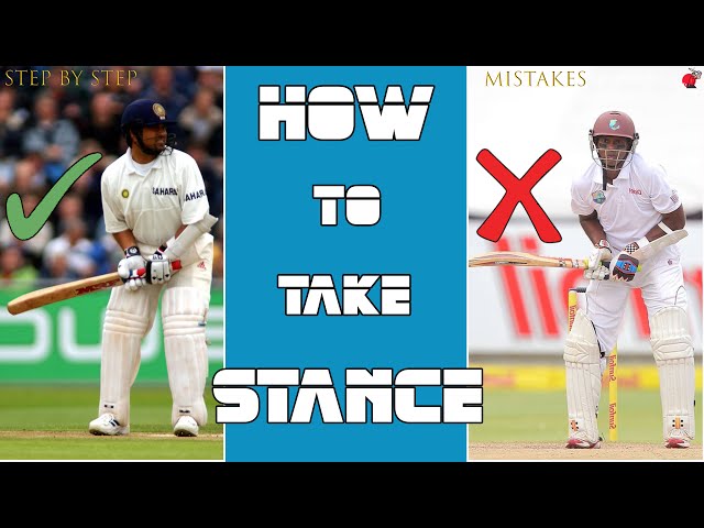 How to Take a Proper Stance in Cricket | Batting Stance Tips for Beginners