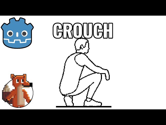How to Crouch (JUMP) in Godot 4!