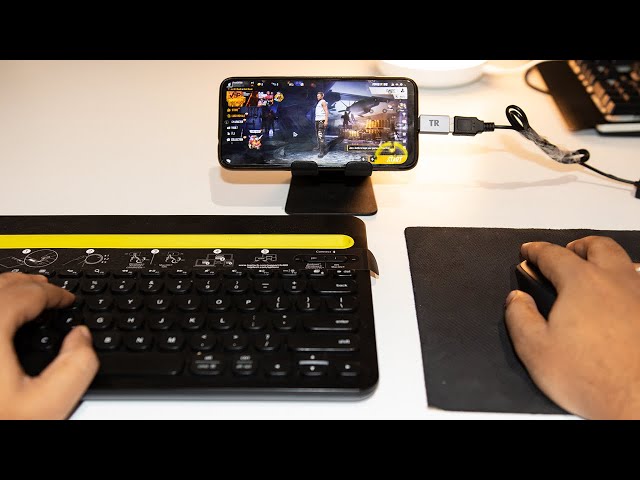 #freefire How to use keyboard to play mobile games #gaming