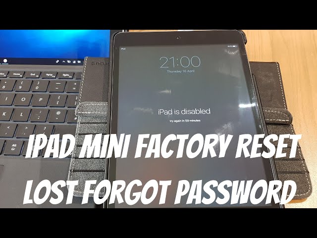 iPad Mini Factory Reset Lost or Forgot Password (2021)