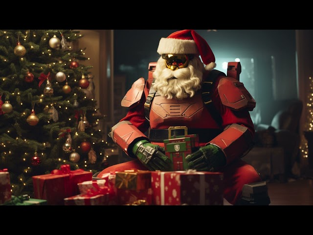 You caught Master Chief sneaking down your chimney...