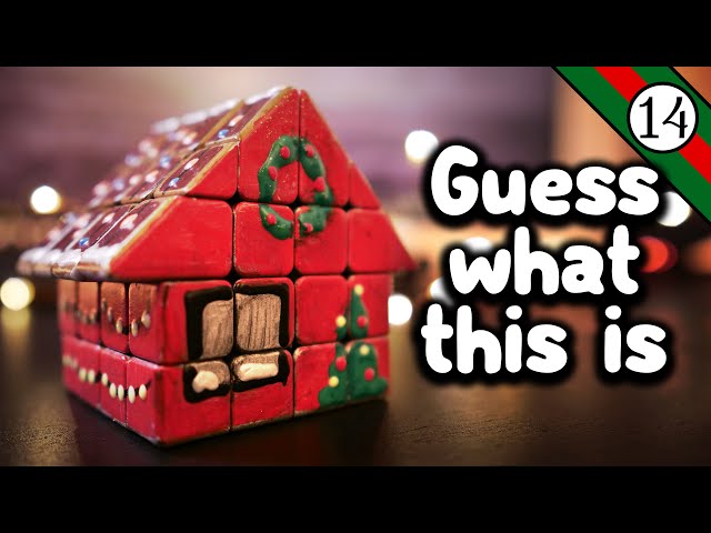 Can you solve the Christmas Rubik's Cube? 🎄 PUZZLE ADVENT CALENDAR