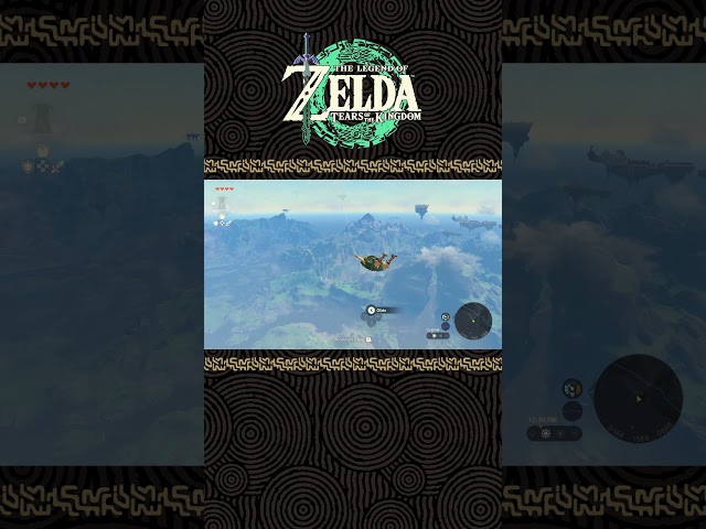 The Legend Of Zelda: Tears Of The Kingdom : Saut aérien