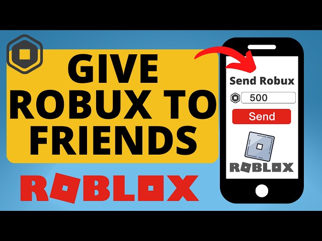 How to Give Robux to Friends on Roblox Mobile - Send Robux to People