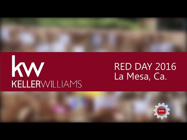 La Mesa Keller Williams Celebrates Red Day