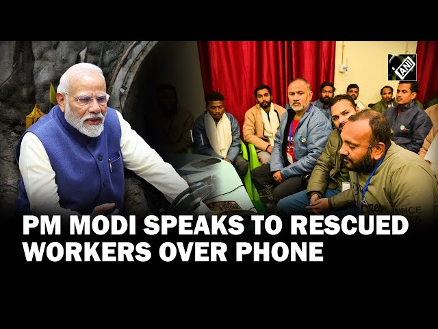 PM Modi holds telephonic conversation with rescued workers
