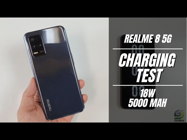 Realme 8 5G Battery Charging Test 0% to 100% | 18W fast charger 5000 mAh