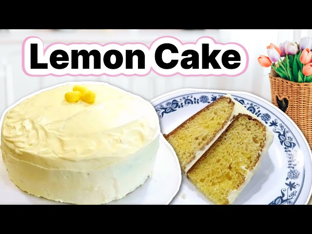 The Most Moist Lemon Cake- You Won't Believe What's Inside!