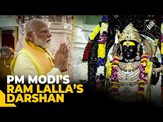LS Polls 2024 | PM Modi offers prayers at Ayodhya Ram Mandir ahead of roadshow