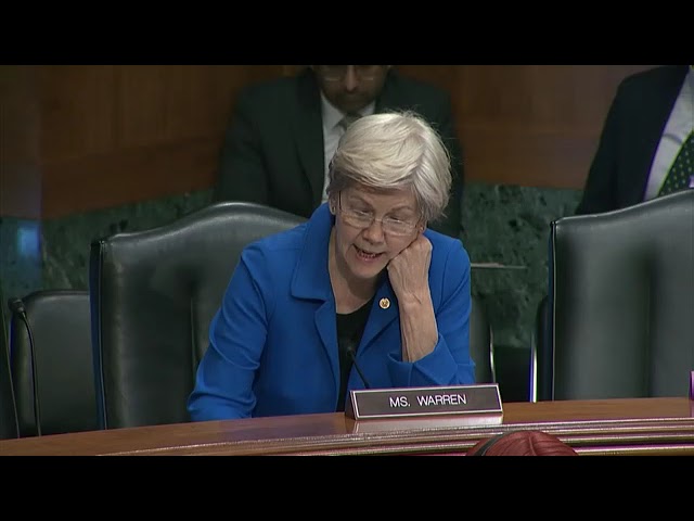 At Hearing, Warren Urges Powell to Deliver on Commitment to Strengthen Bank Regulations