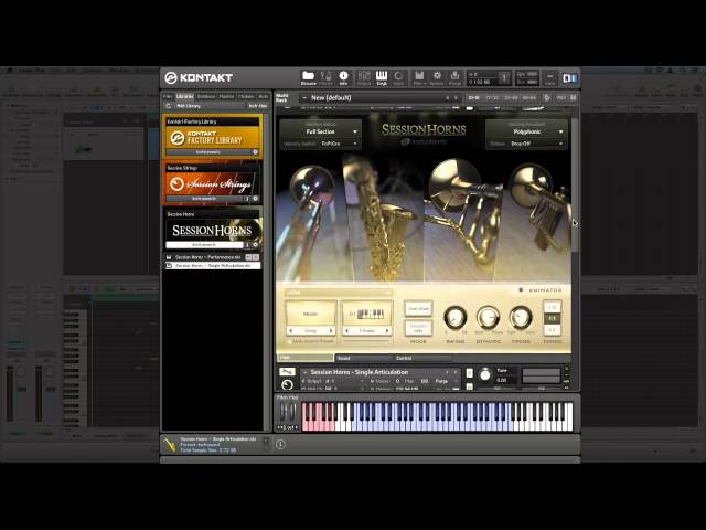 Session Horns -  Changing Articulations In Logic