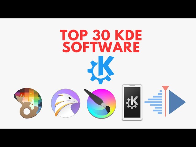 Top 30 KDE Software