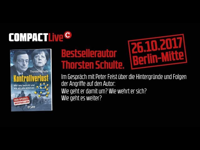 COMPACT Live – „Kontrollverlust“-Autor Thorsten Schulte zu Gast