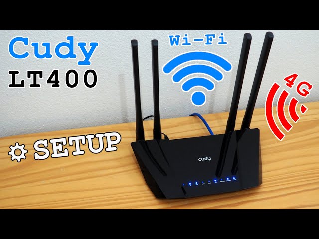 Cudy LT400 4G Router Wi-Fi • Unboxing, installation, configuration and test