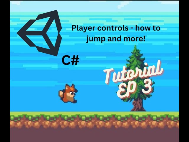 Make 2D action game in unity! (ep03) - How to jump & make camera follows player?