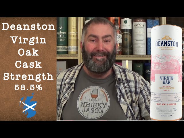 Deanston Virgin Oak Cask Strength 2023 Single Malt Scotch Verkostung von WhiskyJason