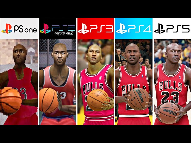 PS5 vs PS4 vs PS3 vs PS2 vs PS1 | NBA - 2K (4k 60fps)