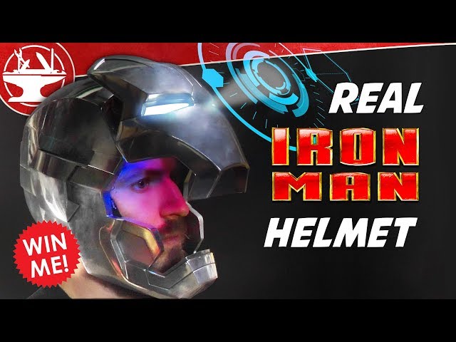 Metal Iron Man Helmet WITH DISPLAY!