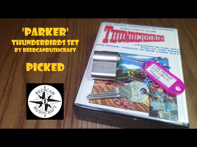 Parker Challenge Lock Picked - Thunderbirds Set  @BeercanBushcraft