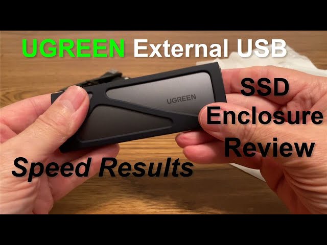 UGREEN M.2 NVMe Hard Drive Enclosure SSD Review & unboxing + Speed Results
