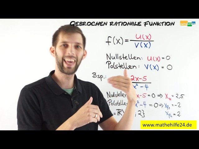 Gebrochen-rationale Funktionen Grundlagen - Analysis Kurs Crashkurs 1.4 | Mathematik
