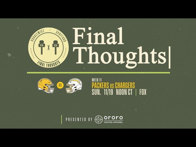 Final Thoughts: Packers vs. Chargers
