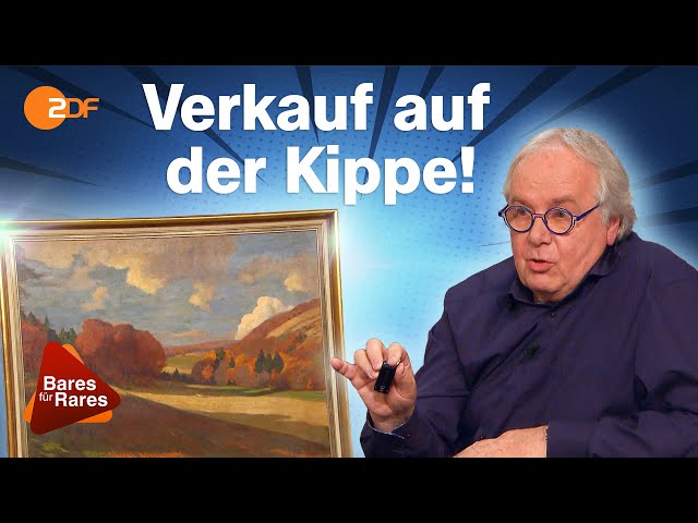 Harte Verhandlung: Fritz von Willes Gemälde stellt Händler vor Entscheidung | Bares für Rares