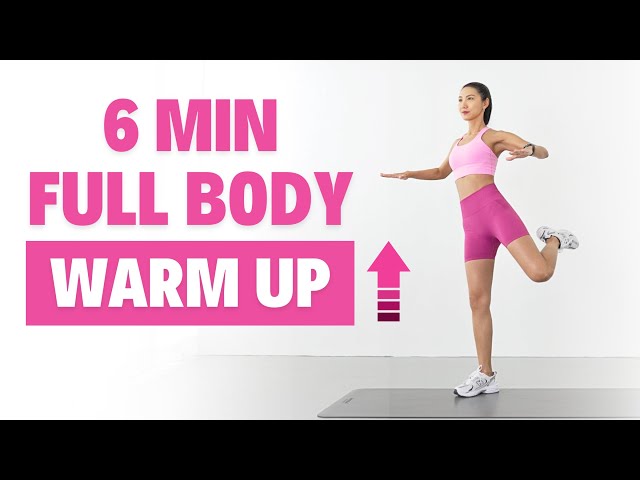 ENERGY UP☀️6 MIN FULL BODY WARM UP before workout! - No jumping, No repeat