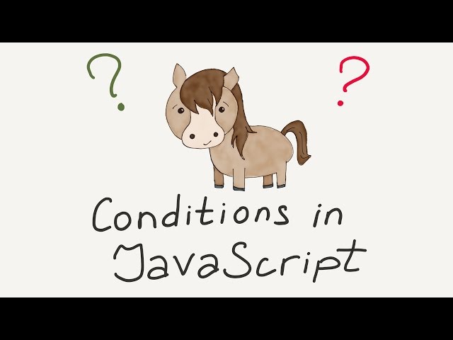IF conditions in JavaScript / Intro to JavaScript ES6 programming, lesson 5