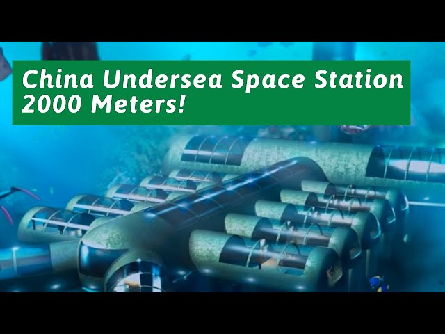 The US asked for cooperation, China is building a space station at 2,000 meters under the sea