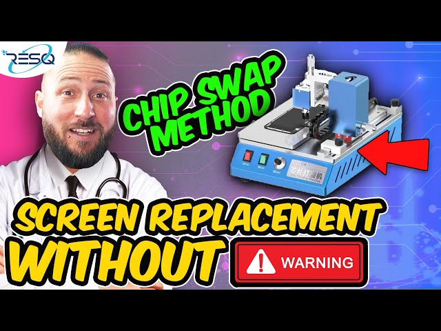 📲How to replace iPhone Screen without Warning Message - Chip Swap Method (Aixun IC Chip Grinder)