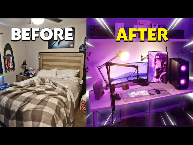Transforming My Messy Room into My Dream Gaming Setup!