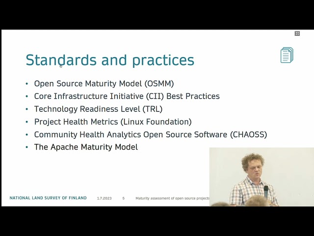 2023 | Evaluation and assessment of open source projects - Tero Rönkkö
