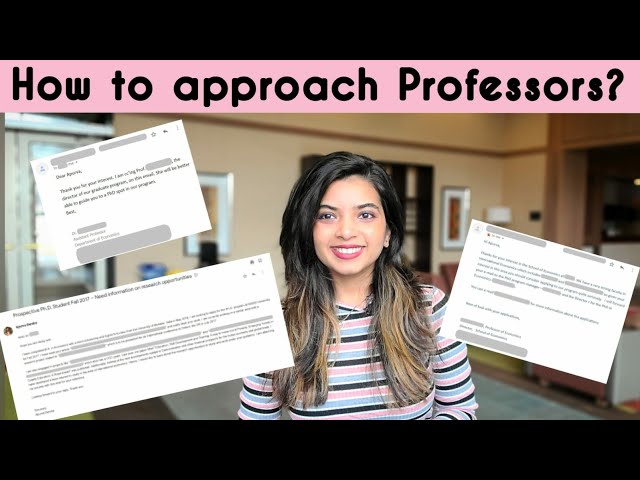 Ph.D. in USA as an International Student | How to approach professors | Does your background matter?