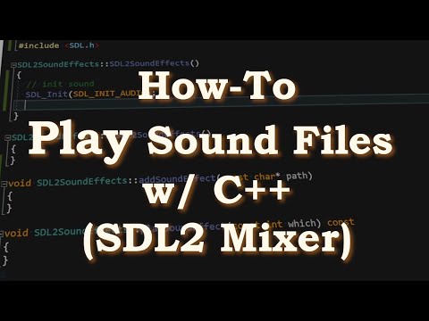 SDL_Mixer How To