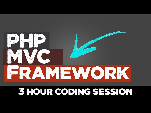 PHP MVC Framework from scratch | Source code included | Quick programming tutorial