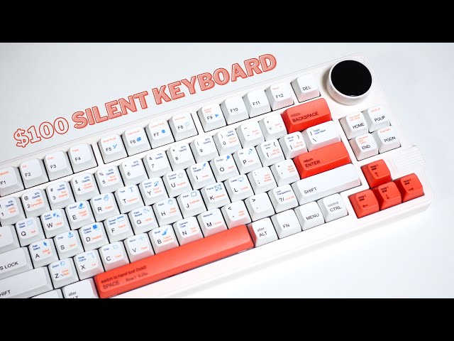 $100 Silent Mechanical Keyboard with a Smart Display! - GamaKay LK75 Review