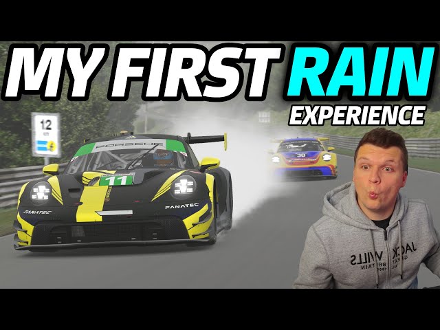 My Reaction To Trying The Rain On iRacing For The First Time!