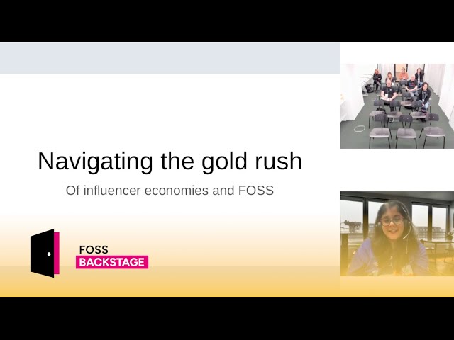 Divya Mohan – Navigating the gold rush: Of influencer economies and FOSS #FOSSBack