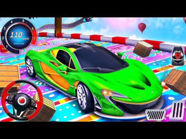 Mega Ramp Impossible Car Stunts 3D - Indian Sport Car Racing Simulator 2023 - Android GamePlay