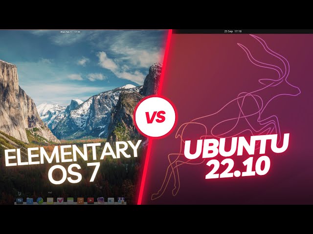 Elementary OS 7  VS Ubuntu 22.10 (RAM Consumption)