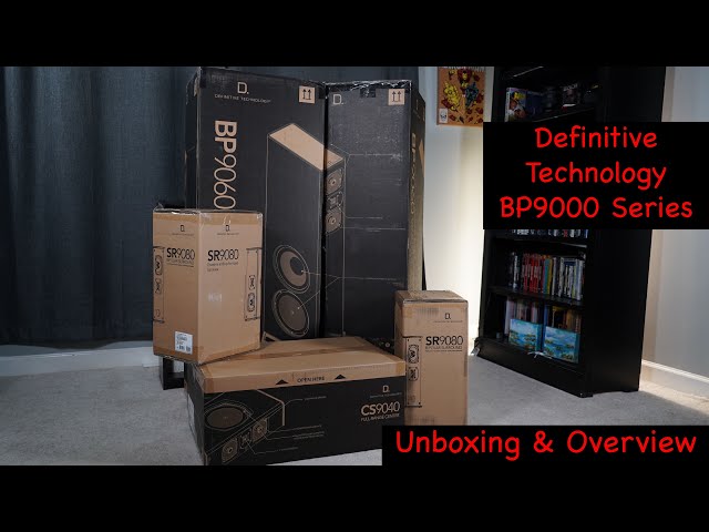 Definitive Technology BP9000 Series Unboxing and Overview