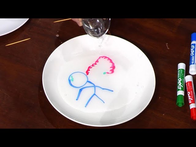 Floating Drawings   Dry Erase Marker Science 9News - Cool Science