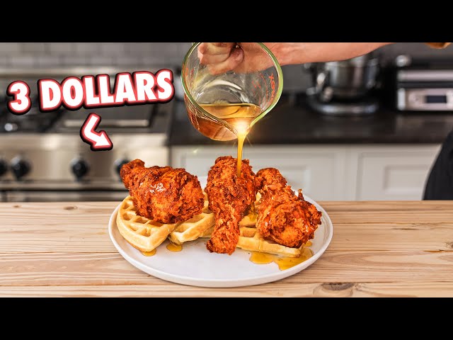 $3 Fried Chicken And Waffles | But Cheaper