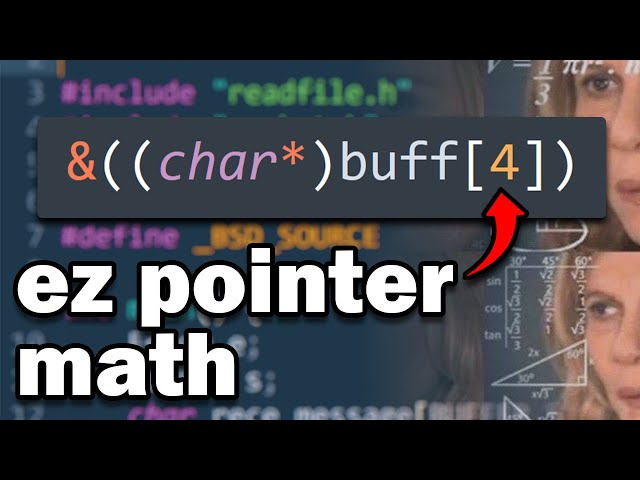 you will never ask about pointer arithmetic after watching this video