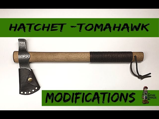 Modifying a Tomahawk/Hatchet Tutorial (Strip,Whip,Stain and Sheath)