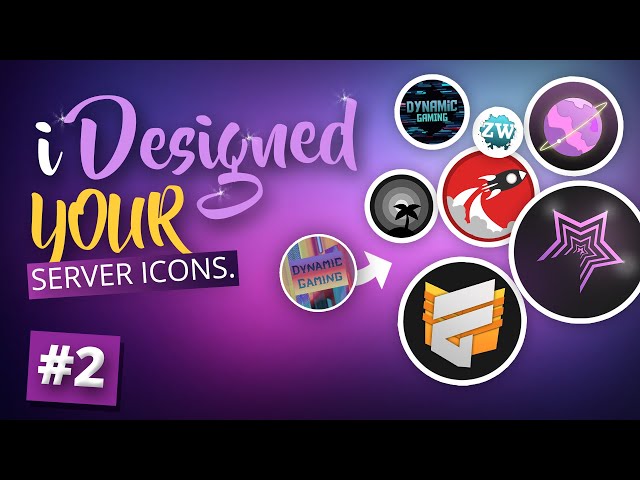 I Designed YOUR Server Icons! S1E2
