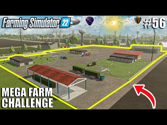 BUILDING A NEW 1000 SHEEP MEGA FARM | MEGA FARM Ep.56 | Farming Simulator 22